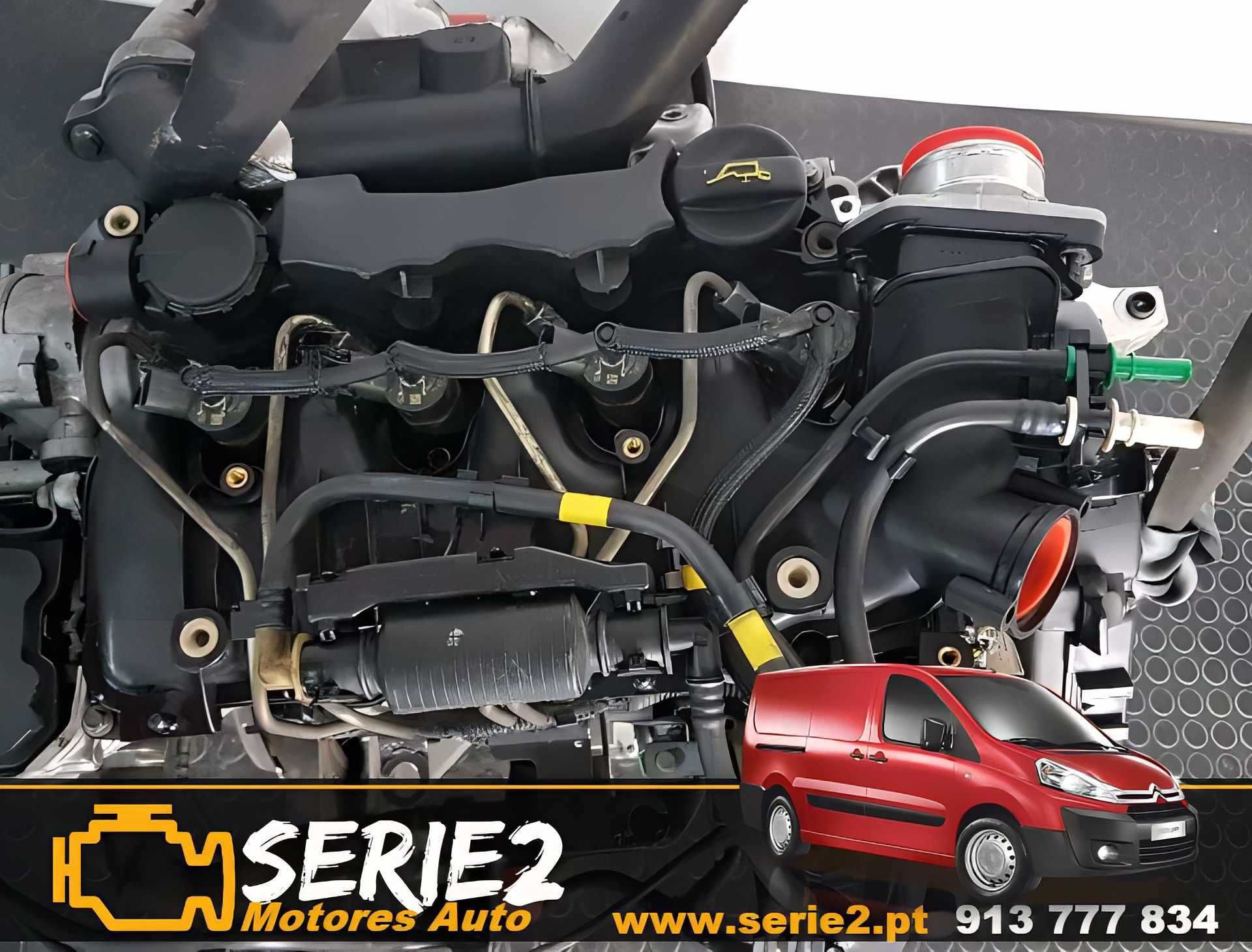 9HU Motor Citroen Jumper / Peugeot Expert 1.6 HDI 90cv
