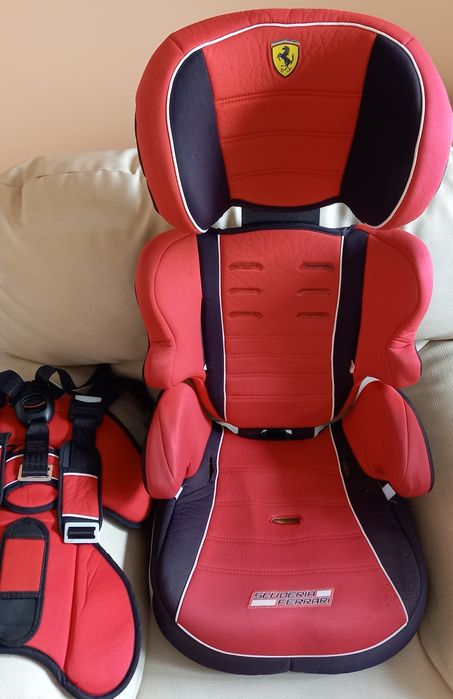 Pakiet Fotelik samochodowy Ferrari Kask Delta XS 52 - 57 + odzież 15kg