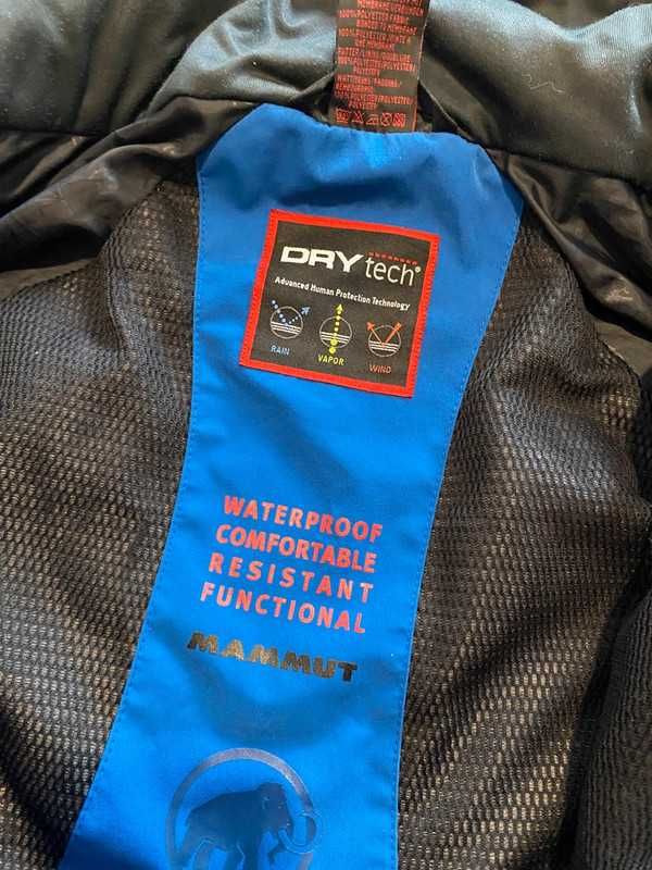 Świetna kurtka trekkingowa vintage Mammut wiatrówka M drytech outdoor