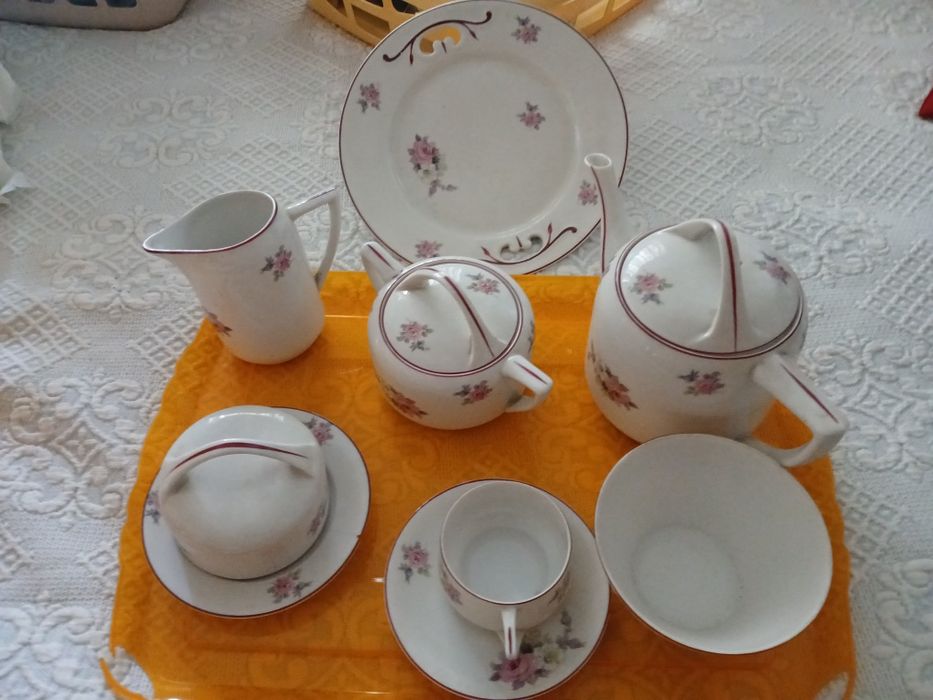 Serviço de chá para 6 pessoas vintage