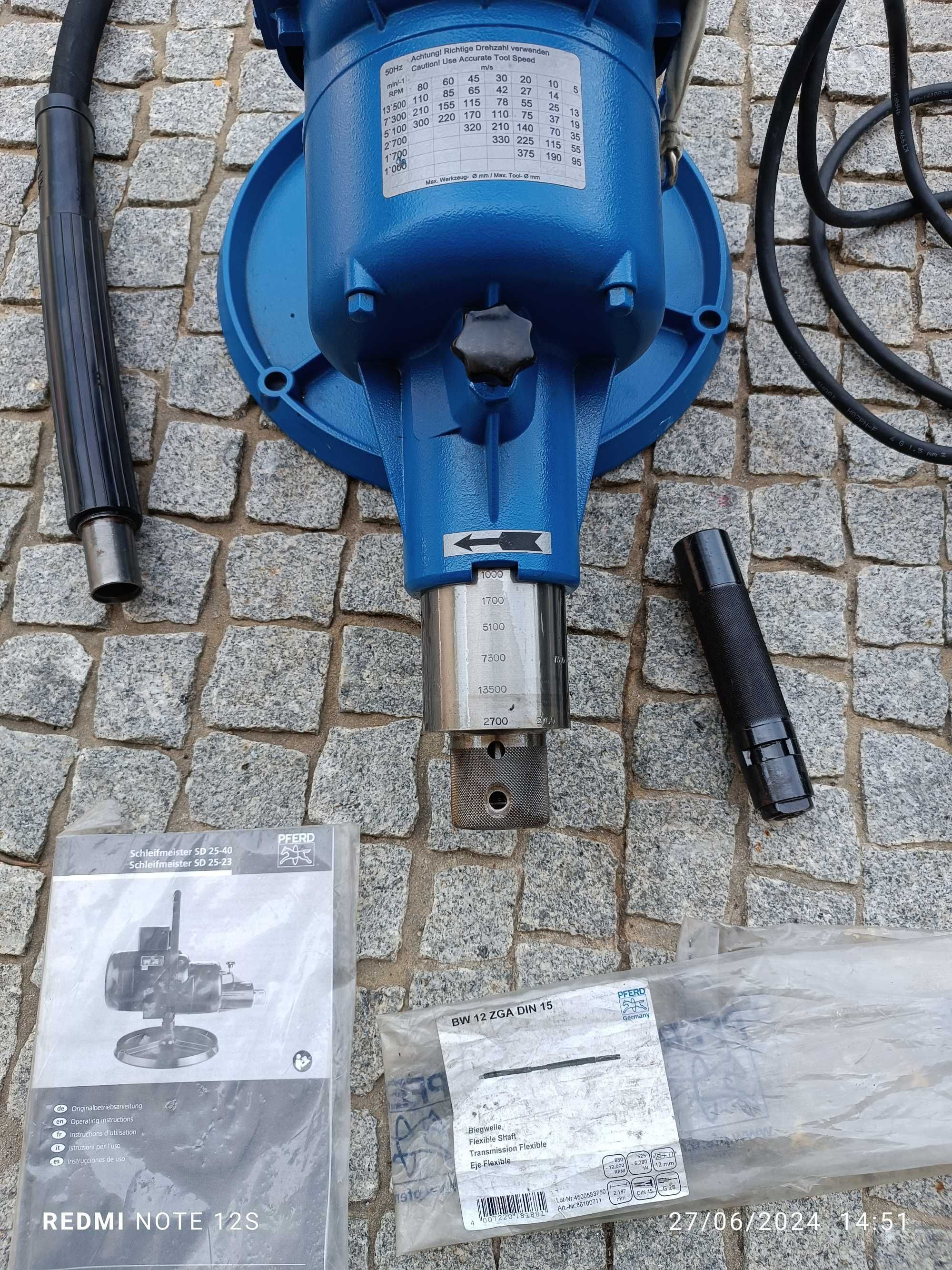 Máquina Veio Polir inox PFERD SD 25-40