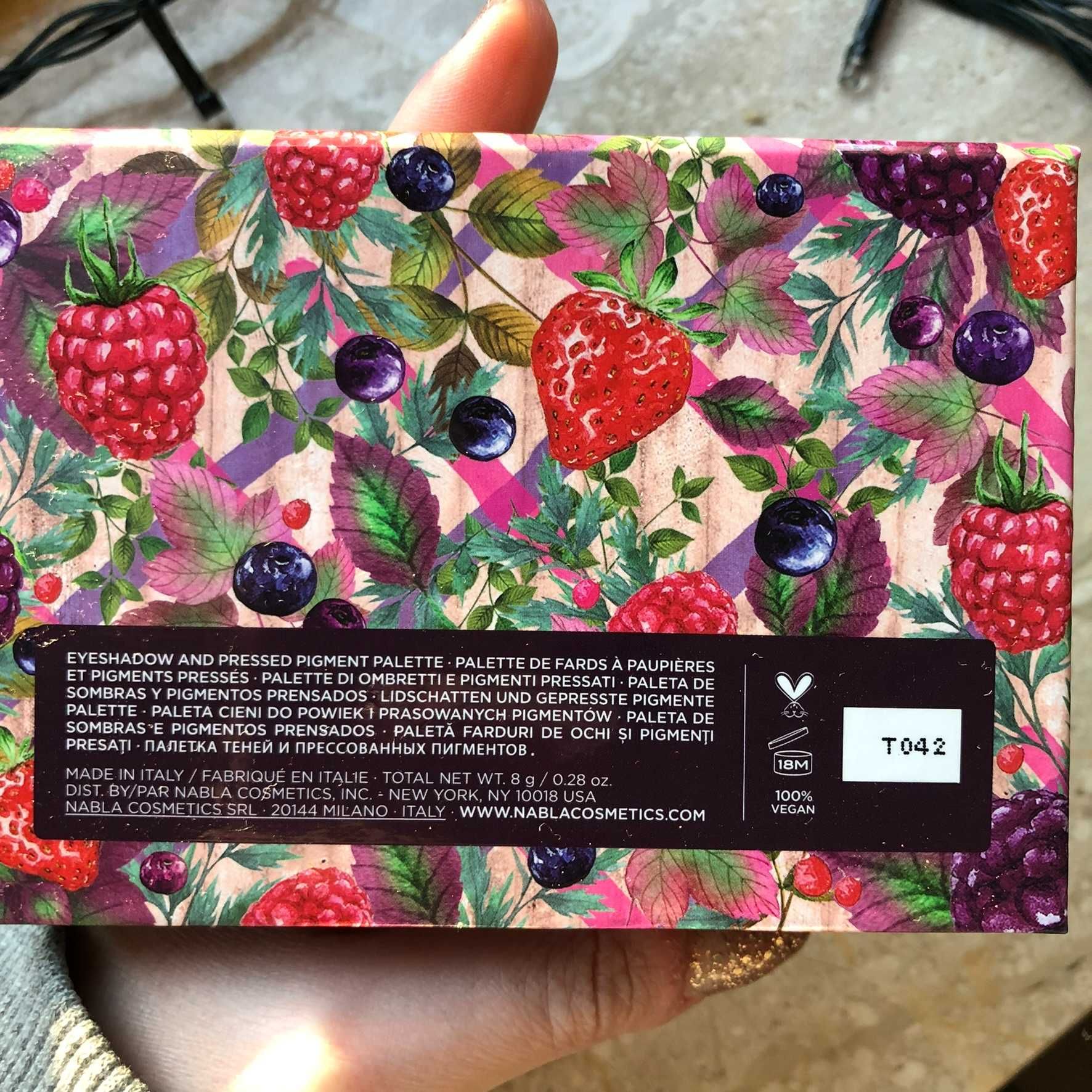 Nabla Cutie Wild Berry paleta cieni do powiek oczu cruelty free vegan