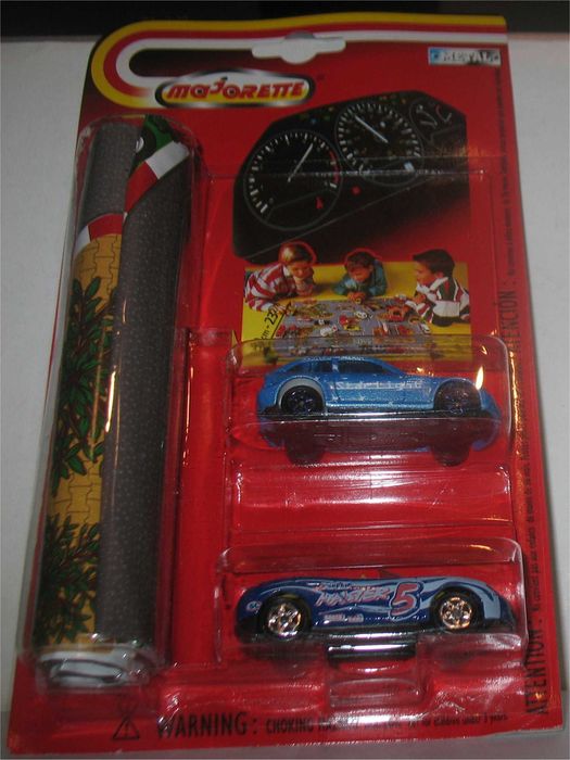 Majorette - BMW Z3 Coupe + Porsche Boxster + Tapete de Jogo -Serie 927