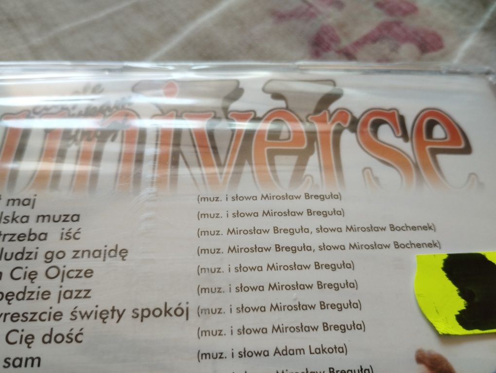Płyta CD, Universe, ciągle .drogi, Mirosław Breguła