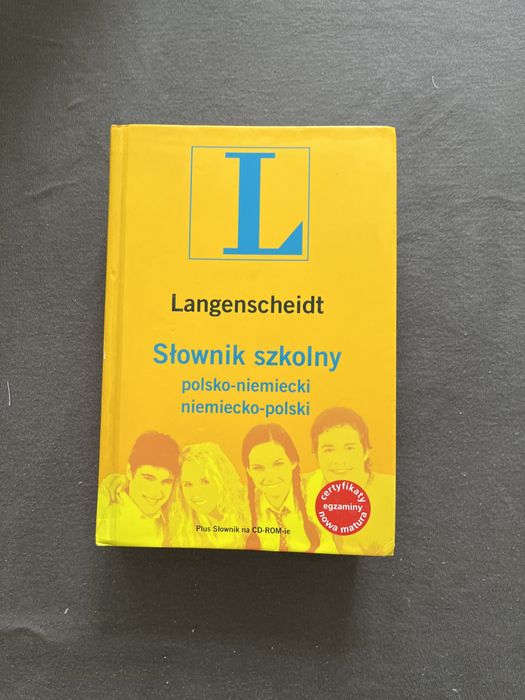 Słownik szkolny Langenscheidt polsko niemiecki, niem pół