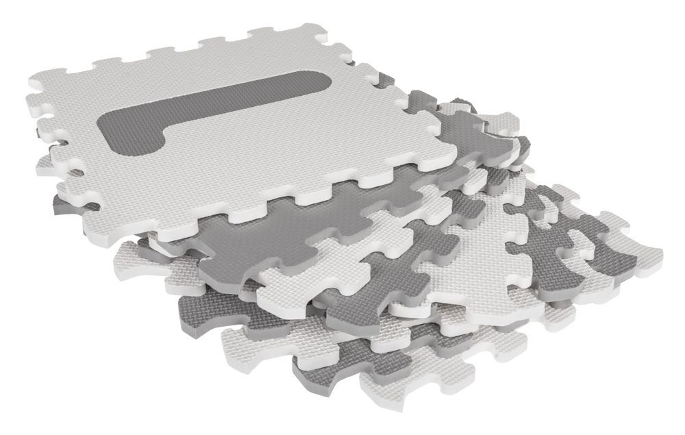 Mata Biało-Szara Z 9 Puzzli Dla Dzieci 10M+ Wyjmowane Cyfry Litery