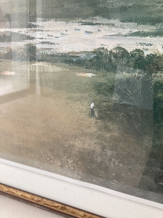 Gravura com tema de golfe com as medidas76x57