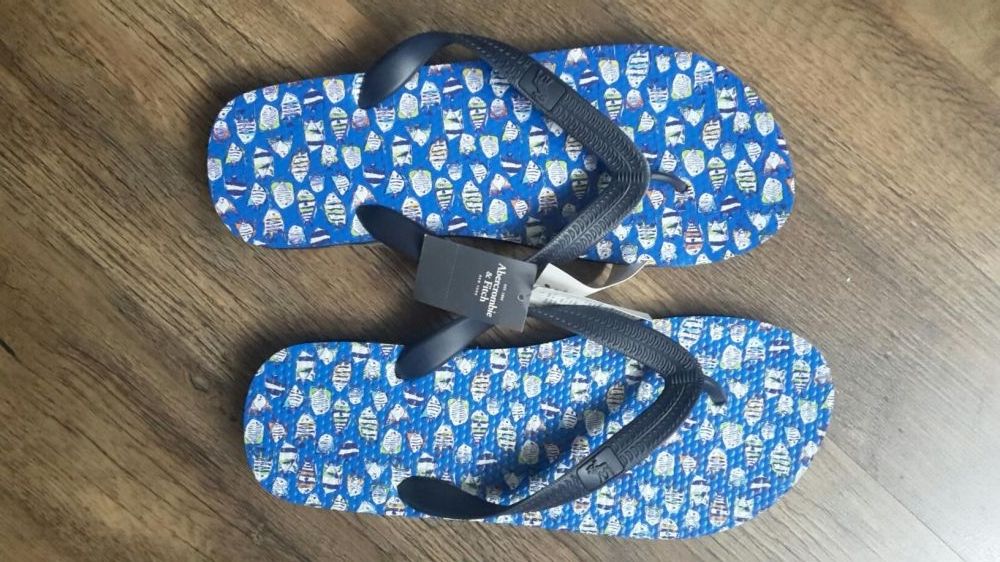 Klapki Japonki Abercrombie & Fitch rozmiar 44 z USA