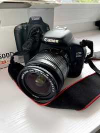 Máquina Fotográfica Canon 600D + Lente 18-55
