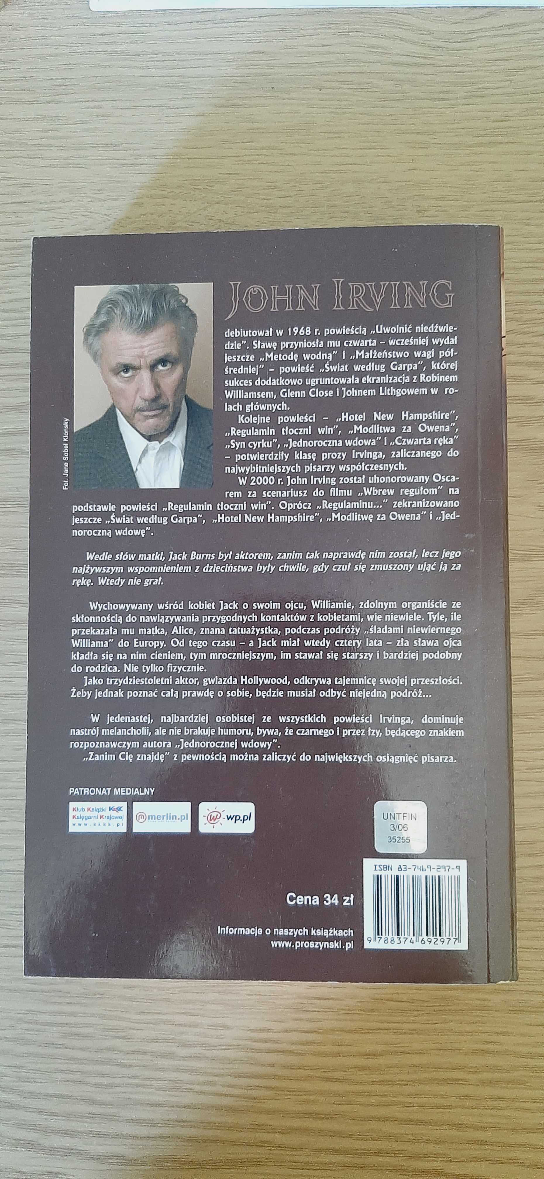 Zanim Cię znajdę, John Irving