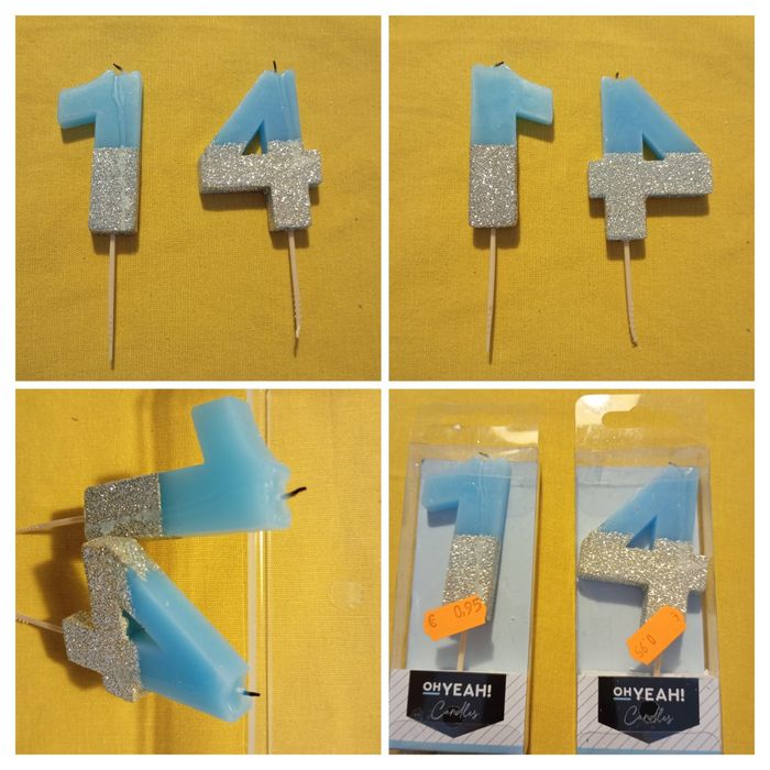 Velas de aniversário