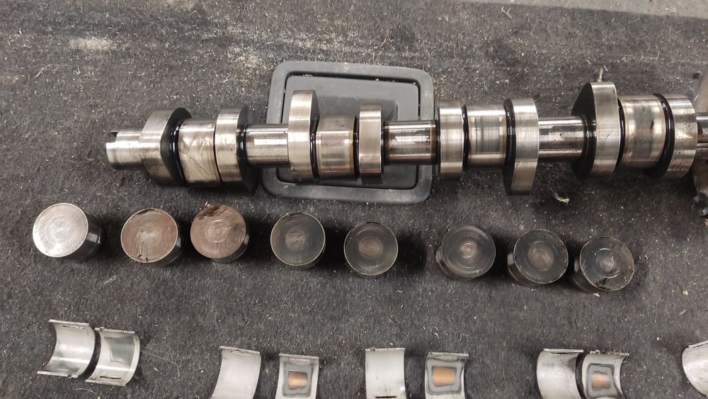 Zestaw wałek rozrządu szklanki panewki audi skoda seat VW 1.9 TDI BKC