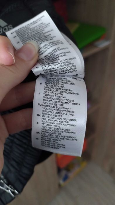 Czarna kurtka Adidas S M pikowana bez kaptura vintage