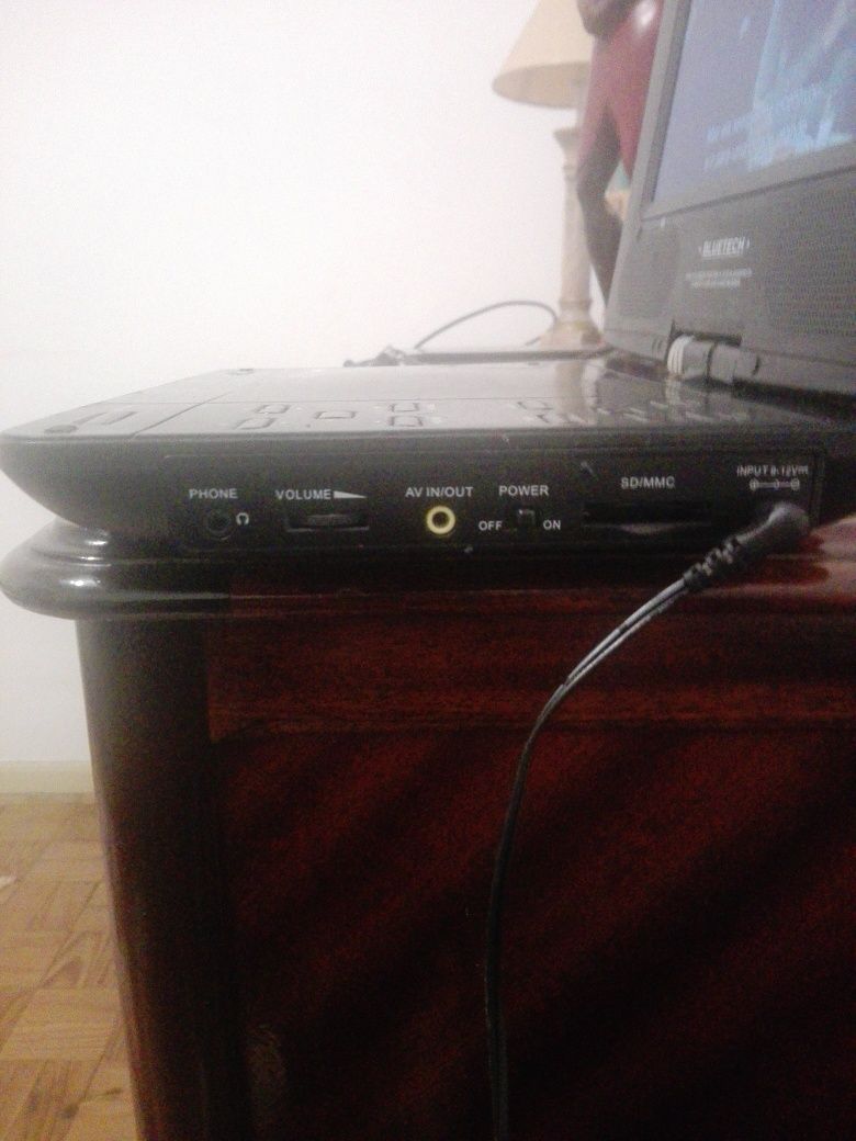 Leitor de DVD com TV