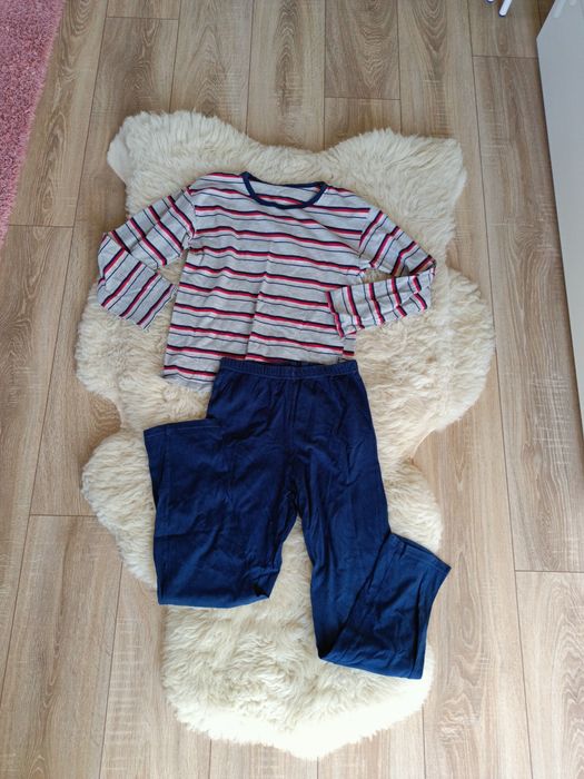 158 chłopak piżama ciepła dlugi rękaw dł nogawki