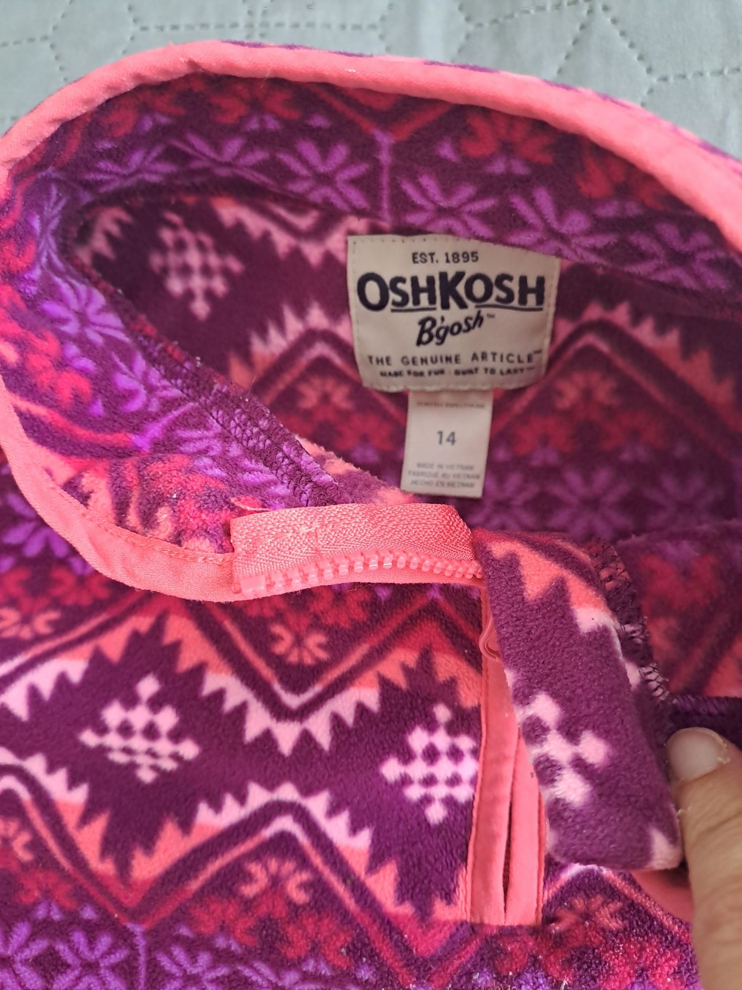 Фліска флісова кофта Osh Kosh розмір 14, ідеальний стан