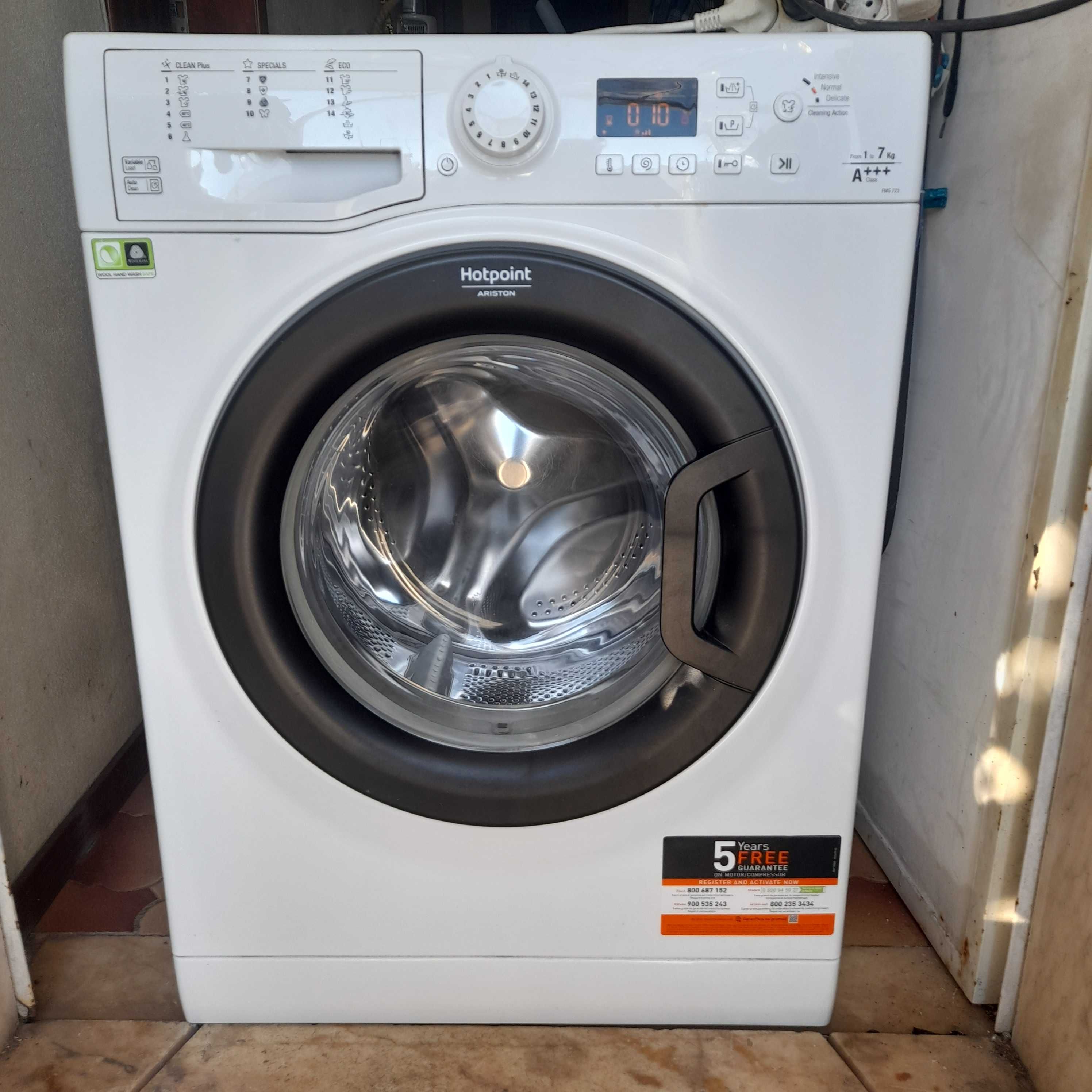 maquina lavar Ariston Hoitpoit 7 quilos  14000 rpm