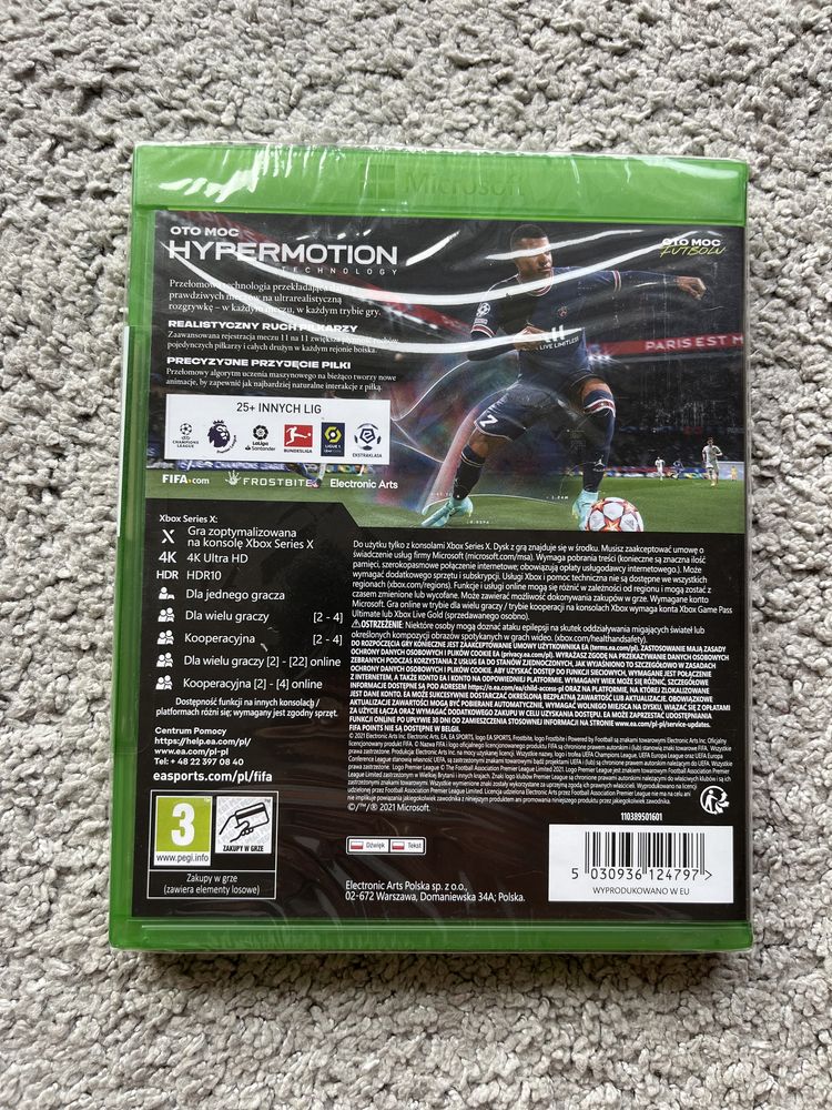 Fifa 22 Xbox Series X Nowa zafoliowana