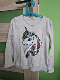 Bluzka Unicorn H&M 122-128