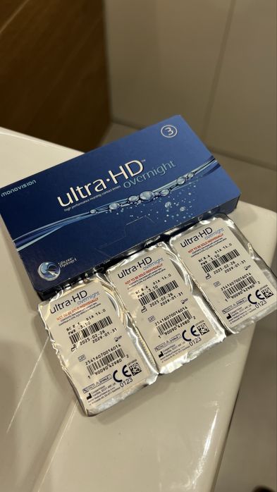 Soczewki kontaktowe Ultra HD Overnight 6 sztuk