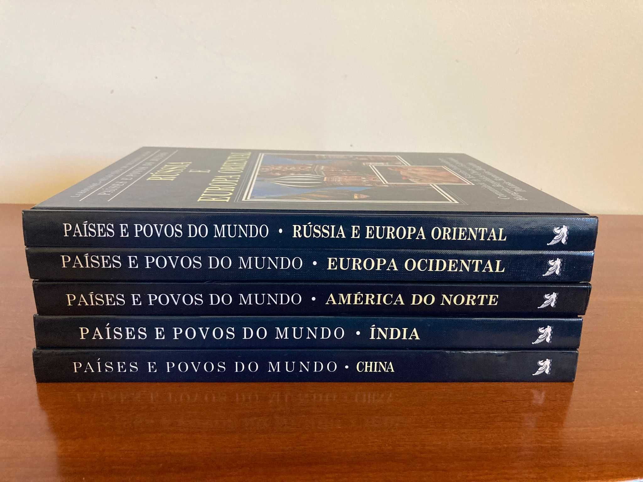 5 Livros da Coleção "Países do Mundo"