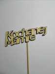 5 szt. napis pik topper KOCHANEJ MAMIE