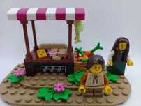 Lego Zamek Castle Średniowieczny rynek Medieval market #6