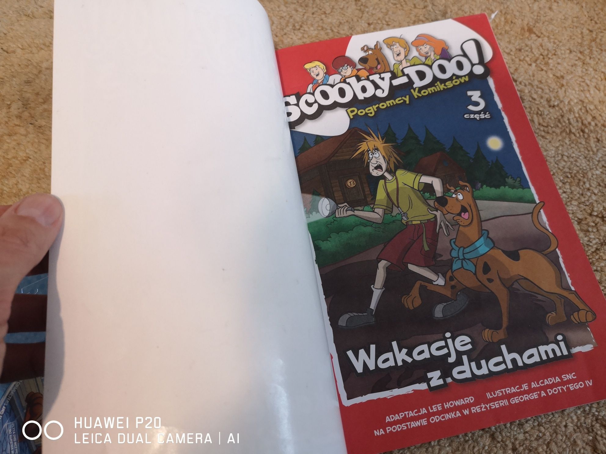 Scooby-Doo komiks Książeczka z filmem dvd.