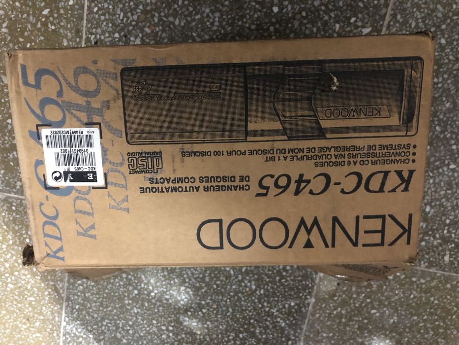 Caixa de cd kenwood