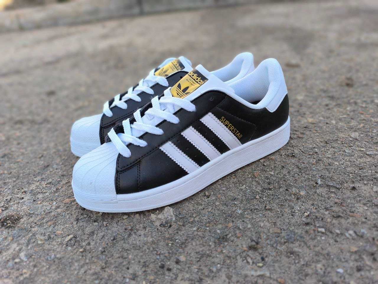 Оригинал! Кроссовки Adidas "SuperStar" Черно-Белые / Адидас суперстар