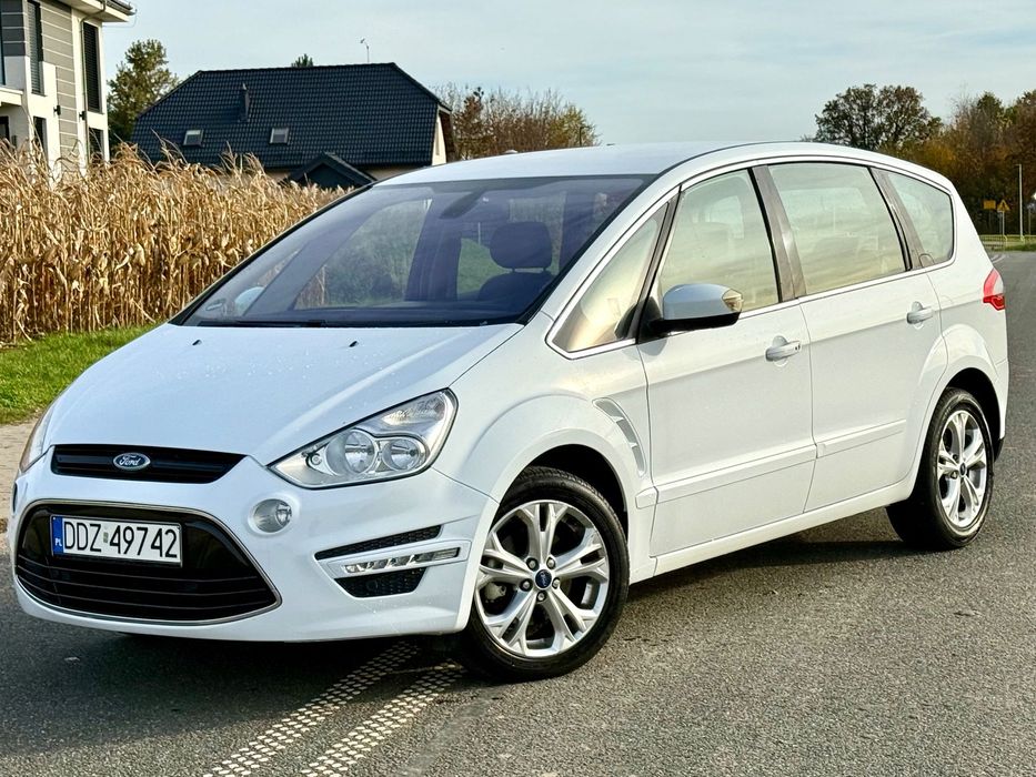 Ford S-Max 2.0TDCi 163PS, Titanium, Automat, El.Fotele Alkantara, piękny, jak now