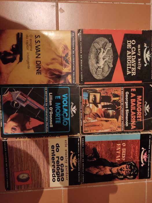 Livros policiais coleção Vampiro