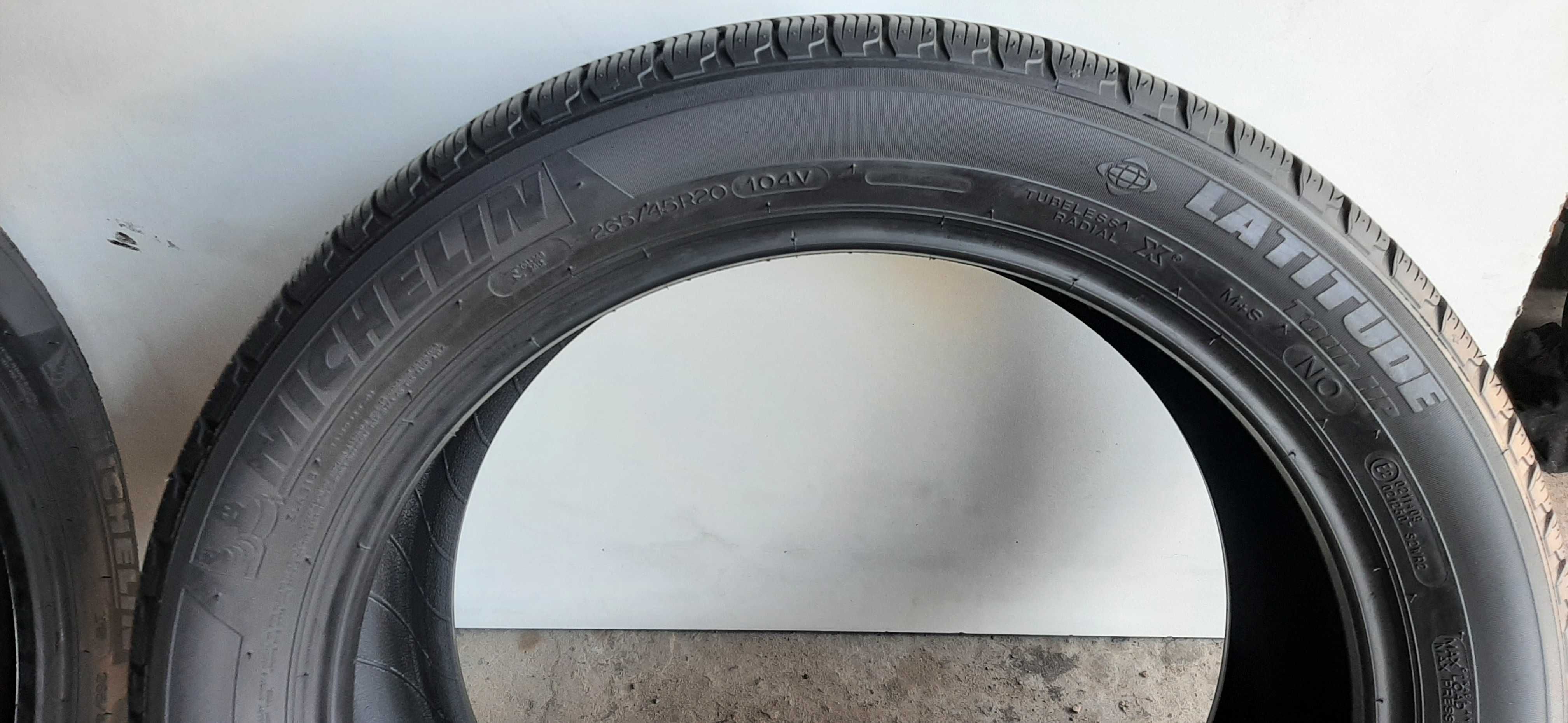 265/45 R20 і 295/40 R20 Michelin комплект різношироких шин на Porsche