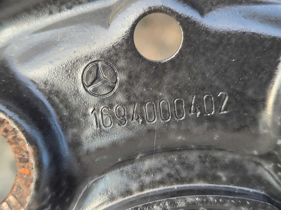 mercedes a-klasa a169 b-klasa w245 koło zapasowe R15 185/65 5×112