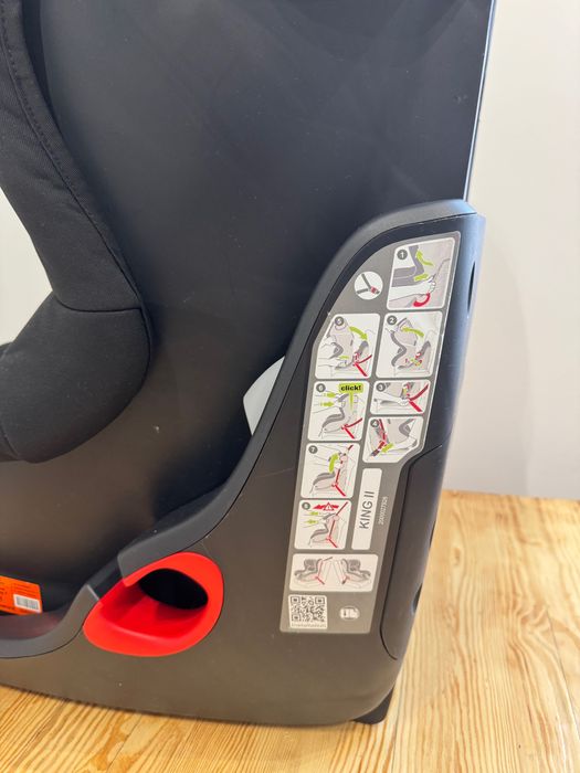 Fotelik samochodowy Britax Römer King II – stan idealny