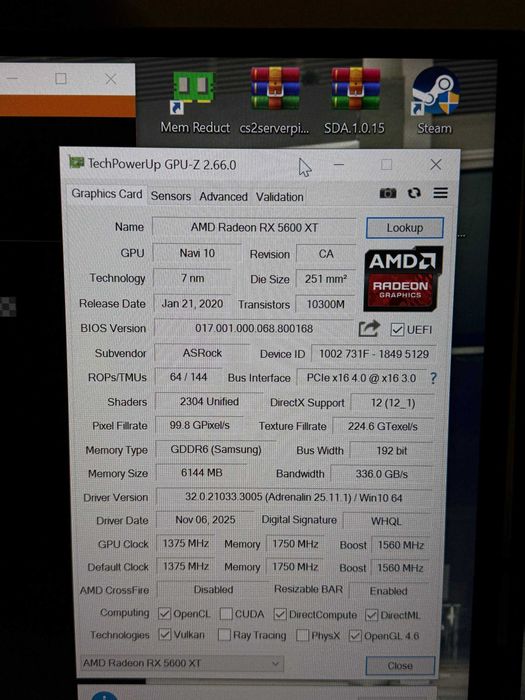 Протестована Ігрова Відеокарта AMD Radeon RX 5600 XT 6Gb !