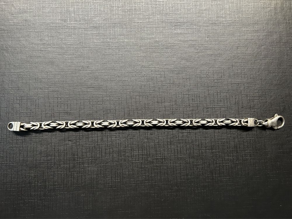Bransoletka splot królewski 6mm 23cm 40g