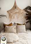 Lampa westwing monnarita trawa morska rattan boho 50 cm duza