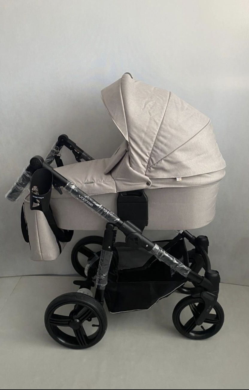Wózek 4w1 Bebetto Vulcano Gwarancja Nieużywany/Cybex Aton/Baza Cybex