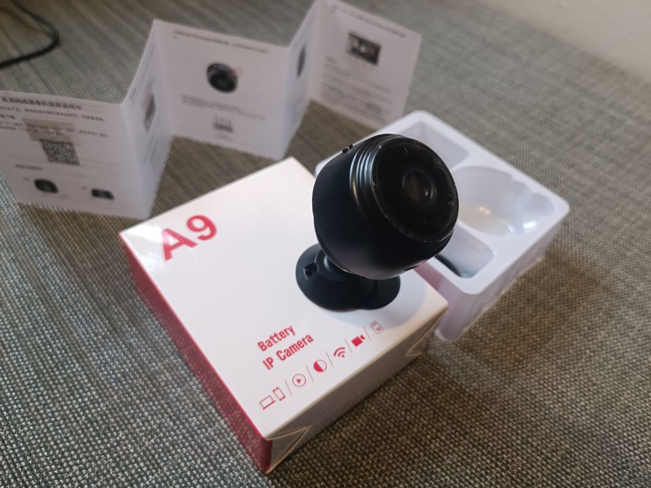 Мини камера для видеонаблюдения Wi-Fi A9 FullHD