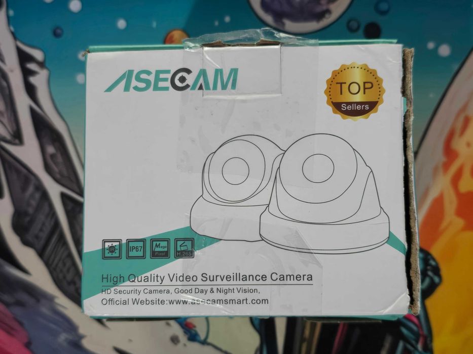Câmara Vigilância ASECAM HD 8MP/4MP