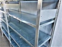 Regał Magazyn 64x185x400cm Metalowy Półka Ocynk Garaż Piwnica Warsztat