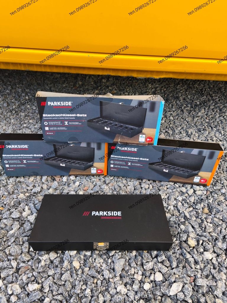 Набір торцевих ударних ключів Parkside PSNP 8 В2 / Головки ½″ 8 од.