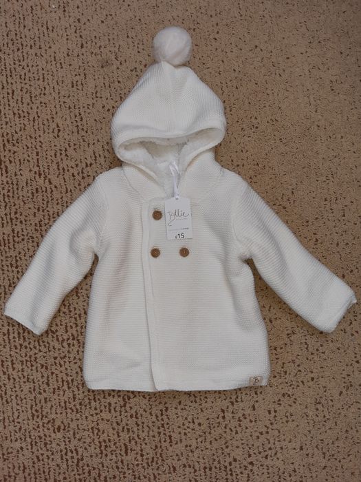НОВА Тепла кофта/ светрик George для дівчинки 6-9 міс