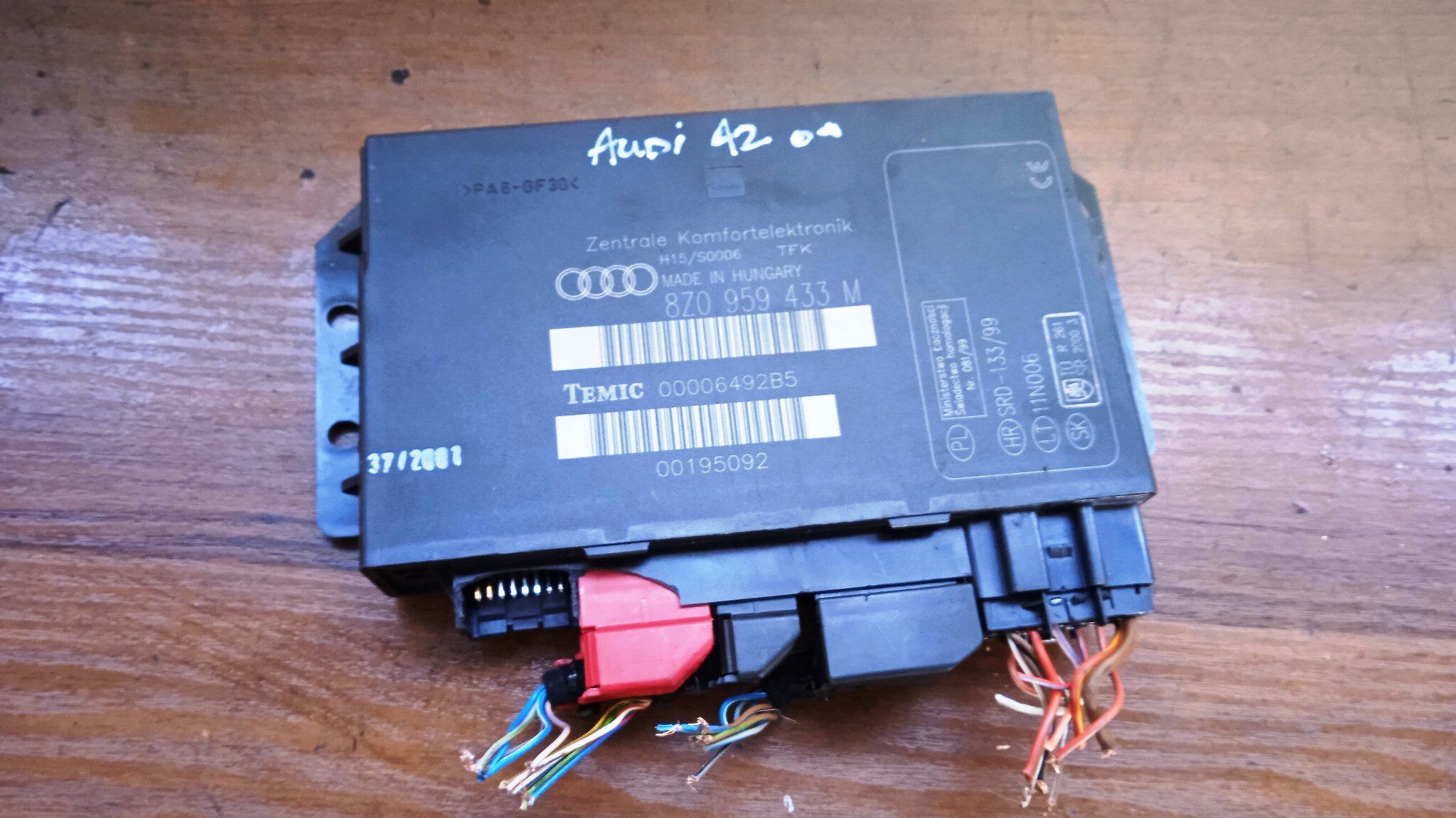 Moduł komfortu Audi A2 1.4 B