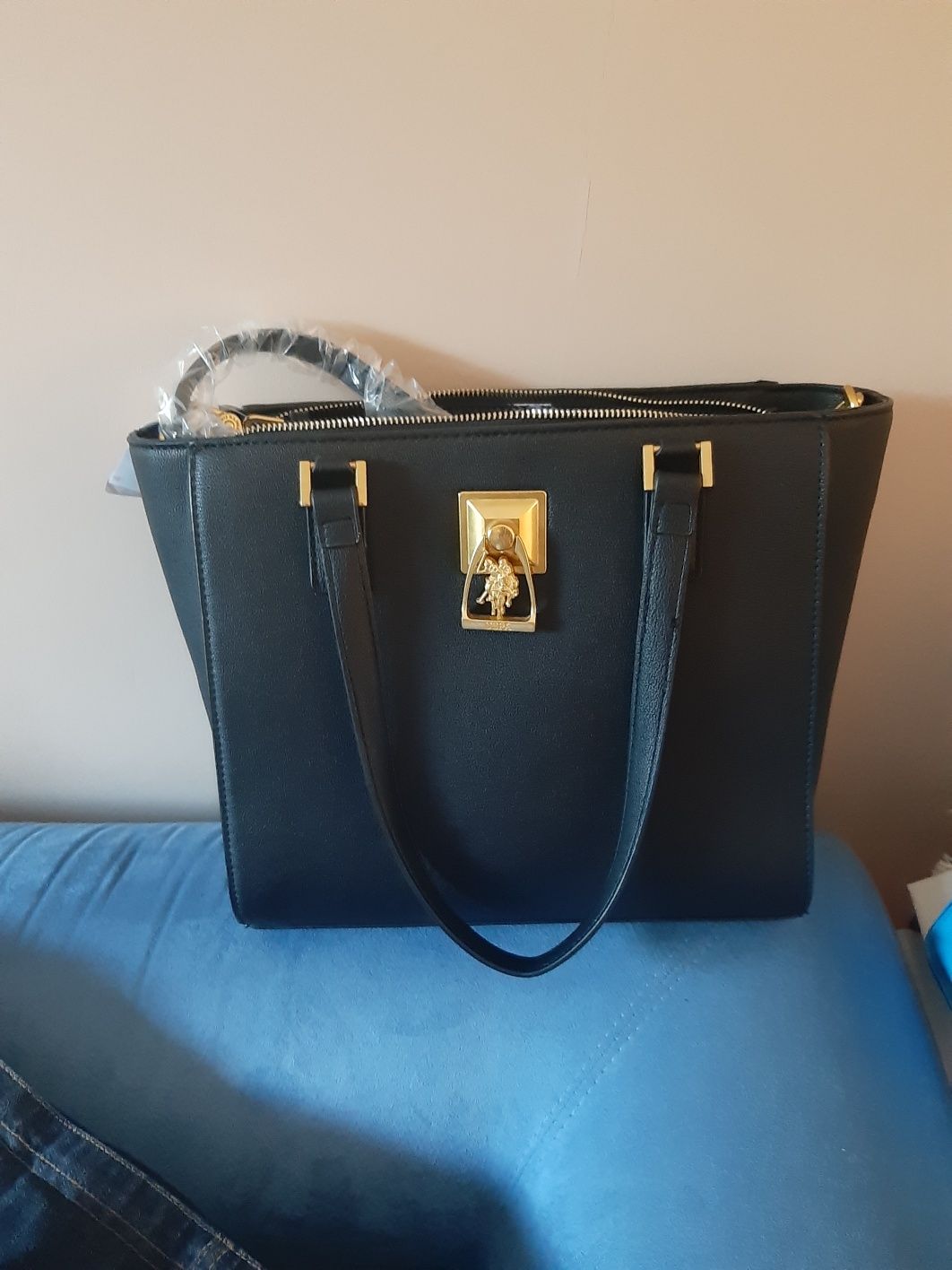 Torebka czarna us polo Assn klasyk tkmaxx kolekcja damska torebeczka