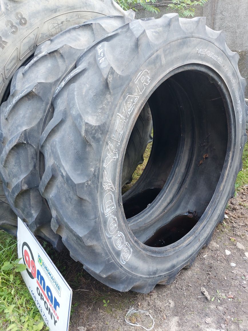 12.4R36 Goodyear opony używane rolnicze para