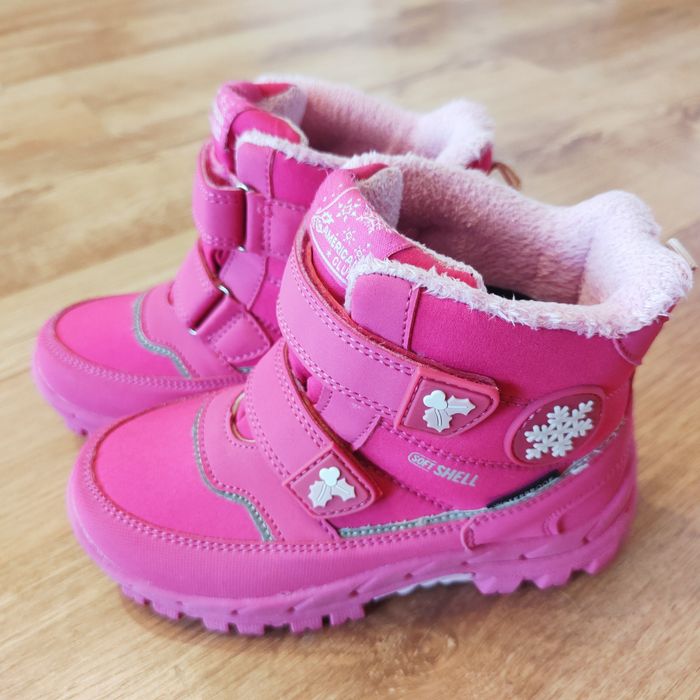 Śniegowce American Club r.30 (19,3cm) wodoodporne buty zimowe kozaki