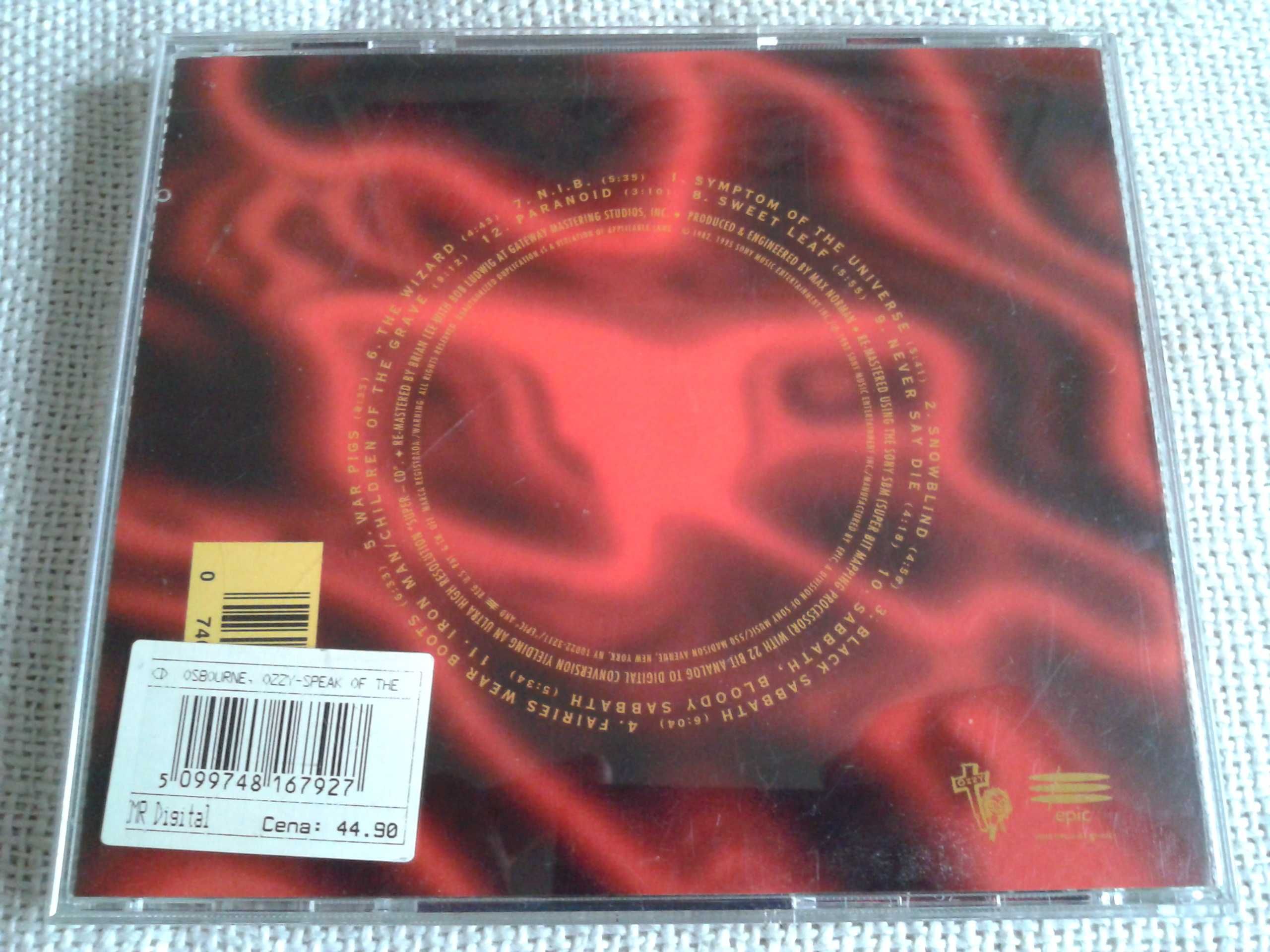 Ozzy Osbourne - Speak of The Devil  CD