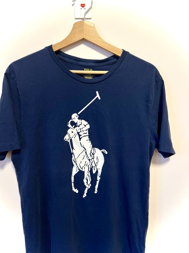 Granatowa męska koszulka tshirt Polo Ralph Lauren M